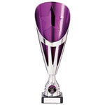Rising Stars Deluxe Plastic Lazer Cup Silver & Purple TR20536