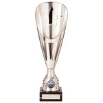 Rising Stars Deluxe Plastic Lazer Cup Silver 325mm