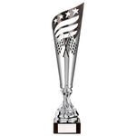 Monza Lazer Cut Metal Cup Silver 365mm