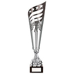 Monza Lazer Cut Metal Cup Silver 460mm