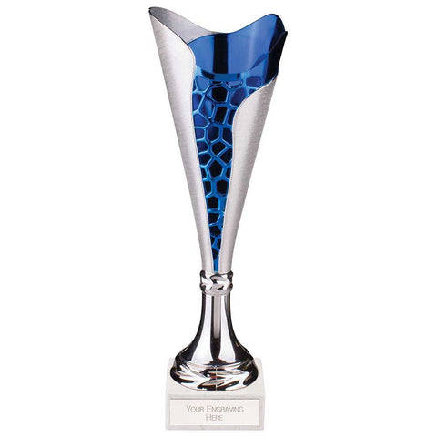 Utopia Classic Cup Silver & Blue  TR23023