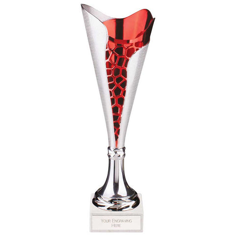 Utopia Classic Cup Silver & Red  TR23024
